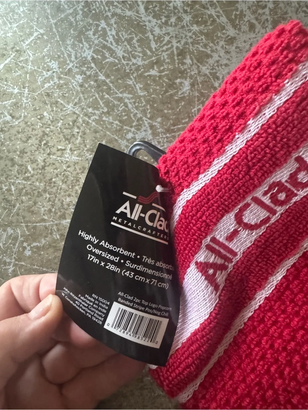 Men’s Red Striped Socks